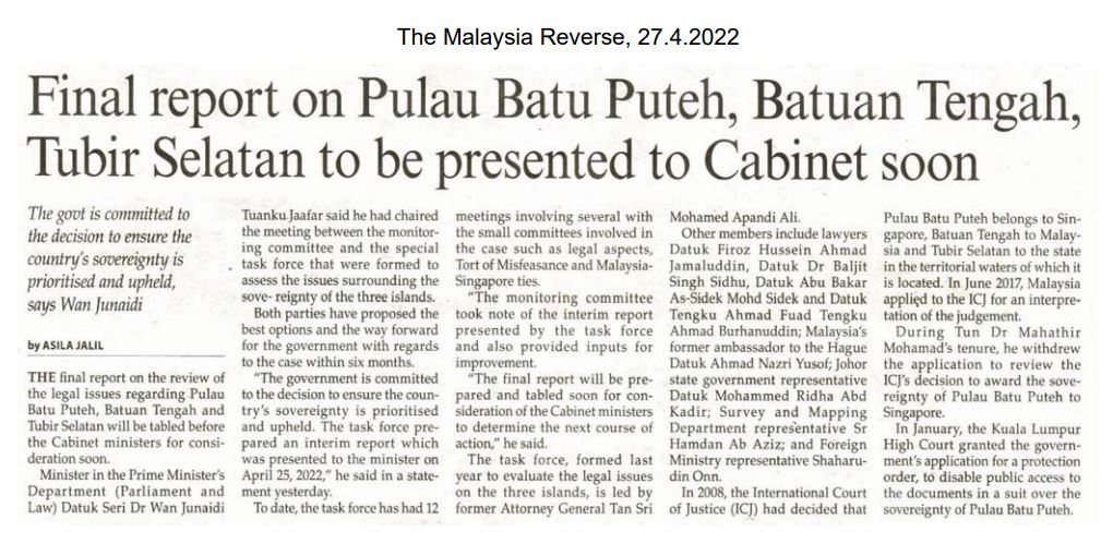 64 The Malaysian Reverse, 27 April 2022